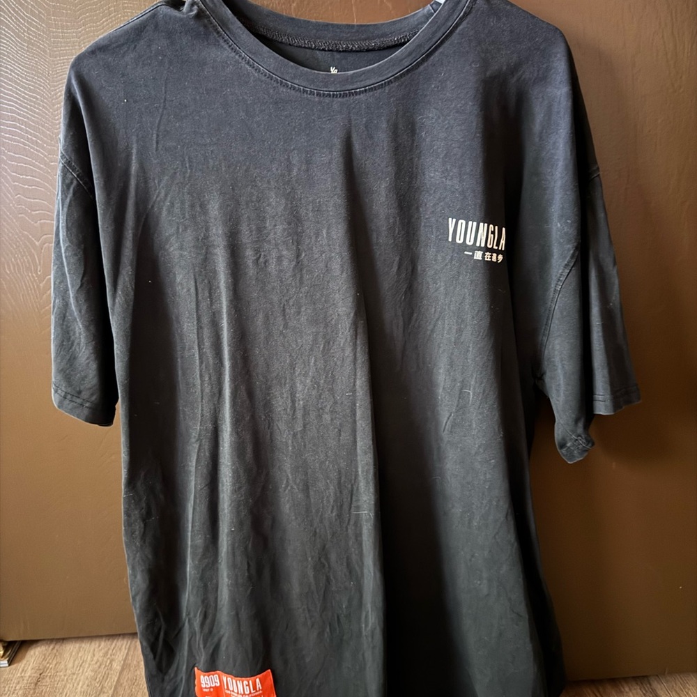 Youngla Black Men's T-Shirt
